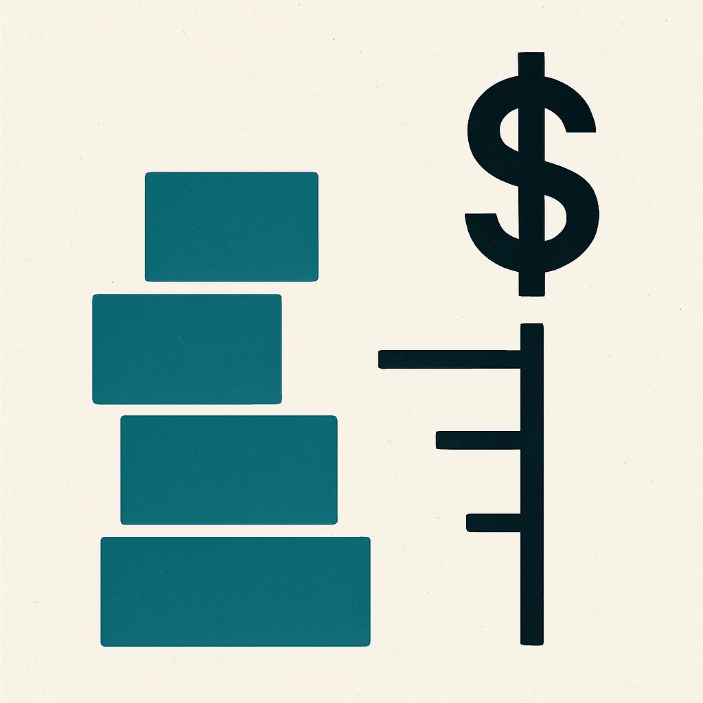 Illustration: quota blocks with a price scale alongside.