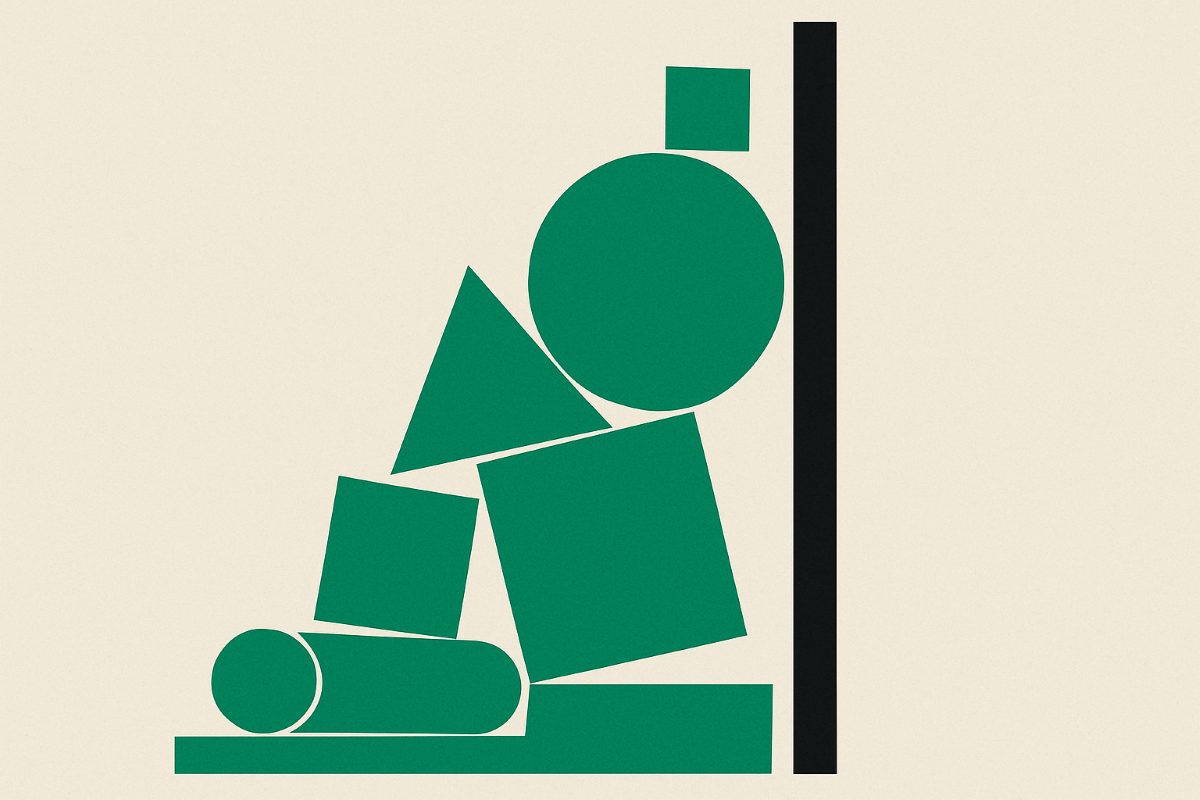 Illustration: a threshold line with items stacking up against it.